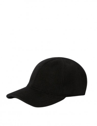 Black wool and cashmere cap TOTÊME - FW22