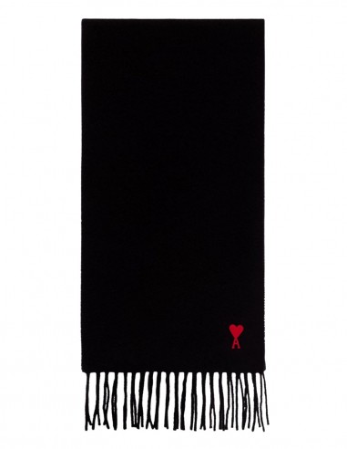Wool fringed scarf AMI PARIS - FW22