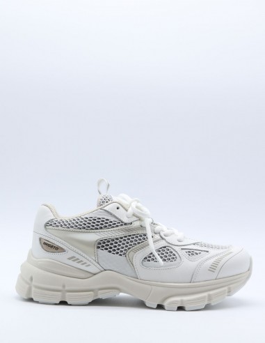 "Marathon Runner" low top sneakers in white and cremino AXEL ARIGATO - FW22