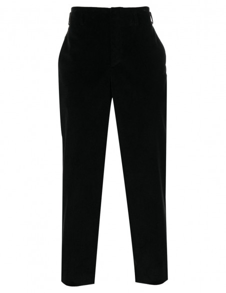 Pantalon noir en velours côtelé COMME DES GARÇONS HOMME PLUS - FW22