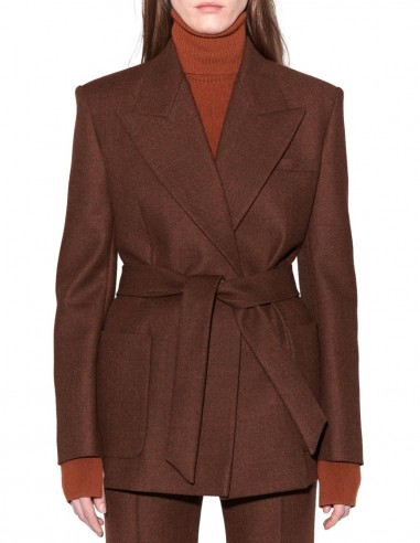 Veste de blazer en laine shetland BARBARA BUI - FW22