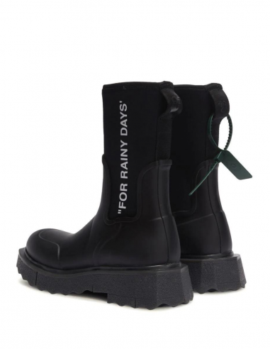 OFF-WHITE rubber boots
