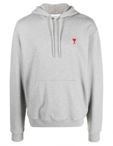 Sweatshirt à capuche "Ami de cœur" gris