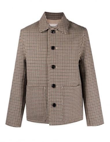 AMI PARIS houndstooth buttoned jacket fall-winter 2022