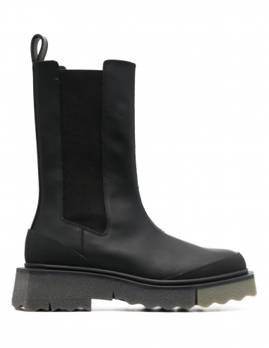 OFF-WHITE Chelsea rubber boots in black - Fall/ Winter 2022