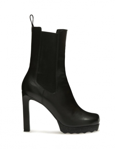 OFF-WHITE high heels Chelsea boots in black - Fall/ Winter 2022
