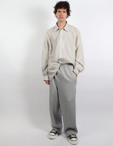 hed mayner Oversized jogging pants in grey cotton