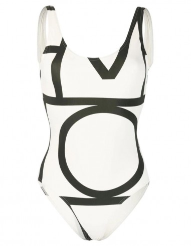 Maillot de bain une pièce Toteme monogramme