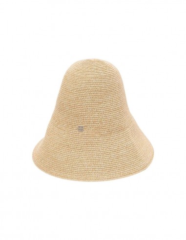 Toteme woven paper straw hat in beige
