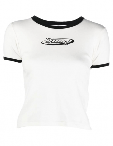 Tee-shirt AMBUSH blanc à bords contrastants - Printemps/ Eté 2023