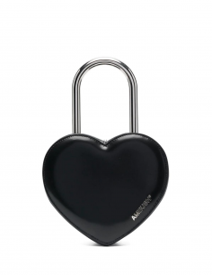 Sac coeur AMBUSH en cuir noir - Printemps/ Eté 2023