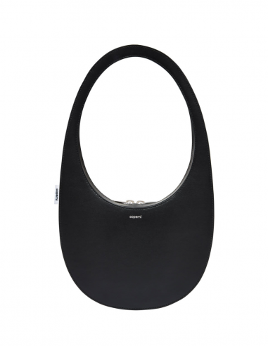 Sac à main COPERNI "Swipe" en cuir noir - Printemps/ Eté 2023