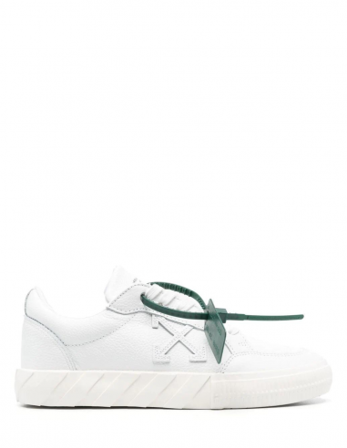 OFF-WHITE "Vulcanized" low top sneakers in white - Spring/ Summer 2023