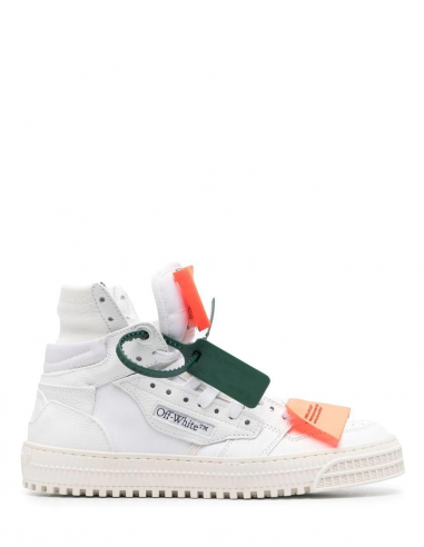 OFF-WHITE "3.0 Off Court" high top sneakers in white - Spring/ Summer 2023