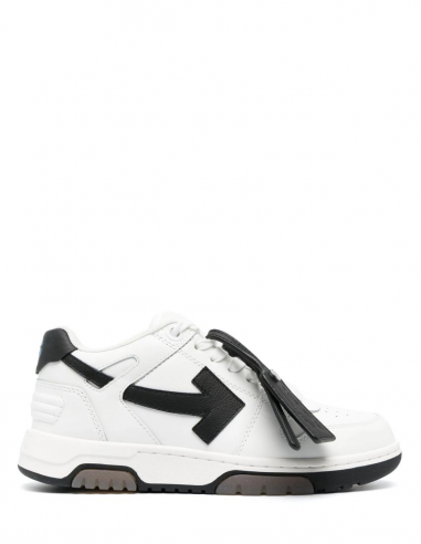OFF-WHITE "Out of Office" low top sneakers in black and white - Spring/ Summer 2023