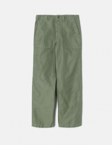 RE/DONE "Worker" straight trousers in khaki - Spring/ Summer 2023