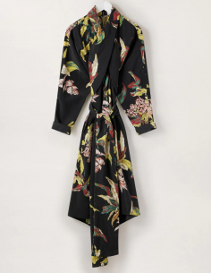 Robe croisée LEMAIRE à motifs fleuris - Printemps/ Eté 2023