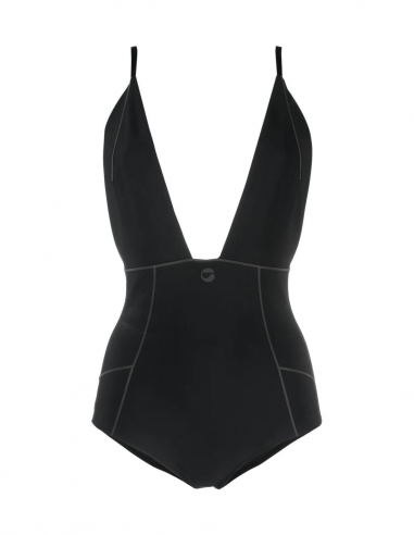 COPERNI V-neck backless bodysuit in black - Spring/ Summer 2023 - Women