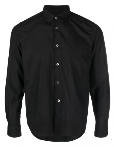 COMME DES GARÇONS BLACK chest pocket shirt in black - Spring/ Summer 2023