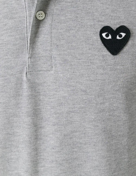 Cdg polo grey outlet