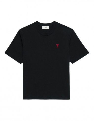T-shirt AMI PARIS oversize à logo noir.