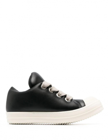 Baskets matelassées RICK OWENS Jumbo noires collection LUXOR FW23 pour homme