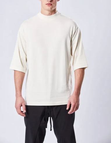 T-shirt THOM KROM en jersey de coton écru automne-hiver 2023/2024 pour homme