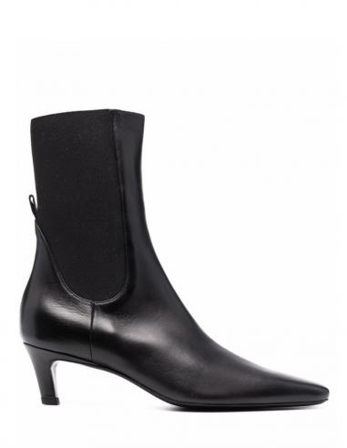 bottines chelsea toteme en cuir noir