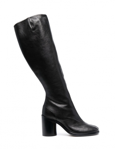 maison margiela "Tabi" boots with cylindrical boots