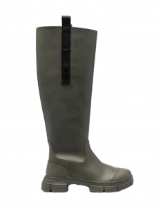 Bottes en caoutchouc ganni kaki