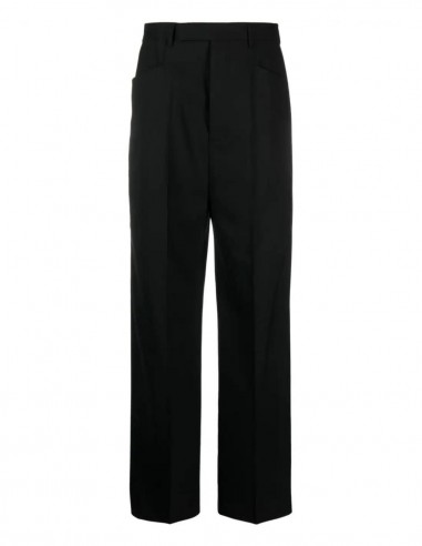 RICK OWENS "Astaire" black wool large trousers