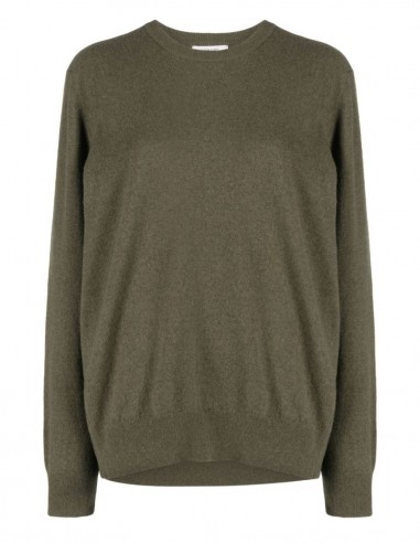 LEMAIRE round-neck sweater in green