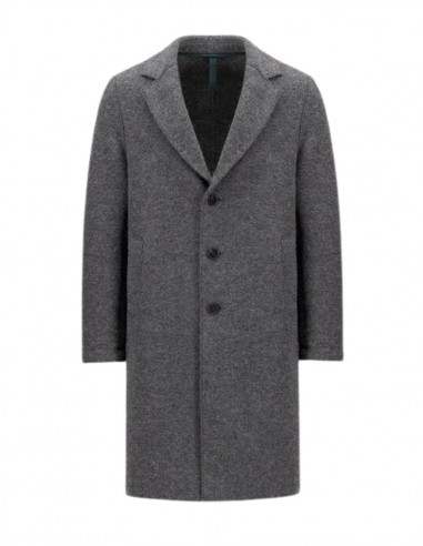Harris Wharf grey boiled wool coat