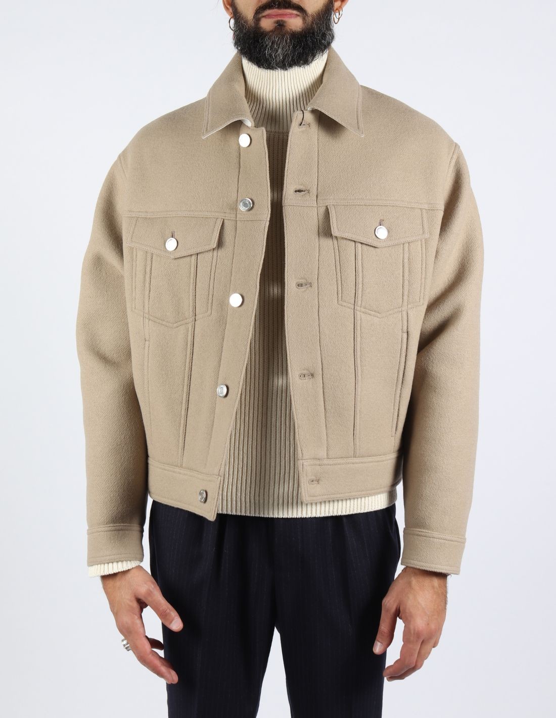 Ami clearance wool jacket