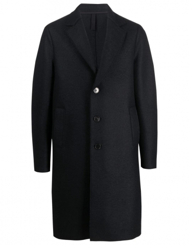 HARRIS WHARF LONDON wool and fleece coat