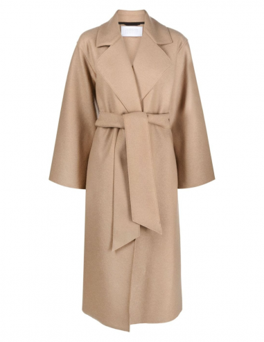 IS WHARF LONDON women's wool coat beige