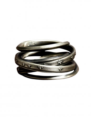 WERKSTATT:MUNCHEN "Round unite" silver ring