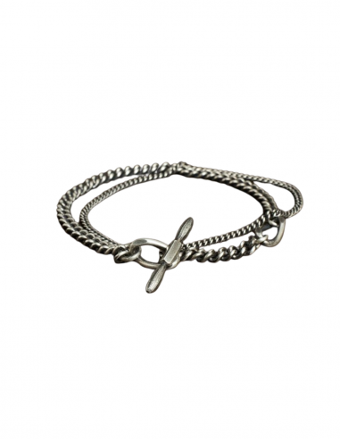 Bracelet "Double chain" WERKSTATT:MUNCHEN - Silver