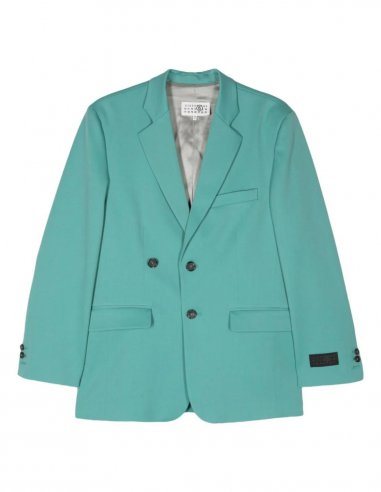 MM6 MAISON MARGIELA blue blazer jacket - Spring/Summer 2024 for women