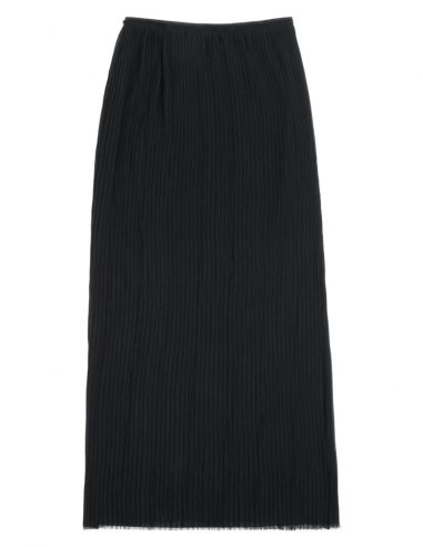 MM6 MAISON MARGIELA long black pleated skirt
