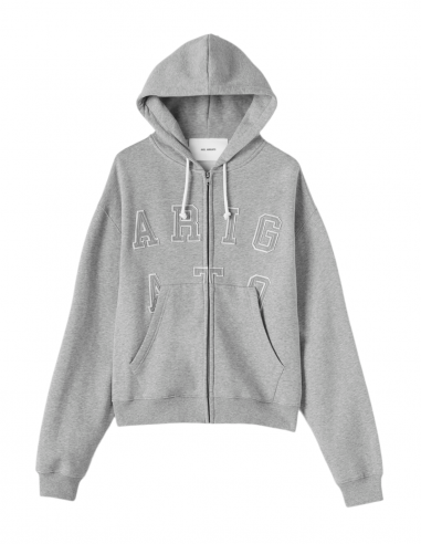 Grey "Legend Zip" hoodie AXEL ARIGATO - Men