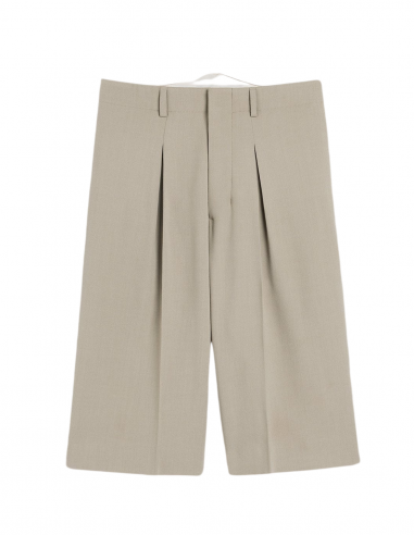 AMI PARIS long taupe bermuda shorts - Spring/Summer 2024 for men