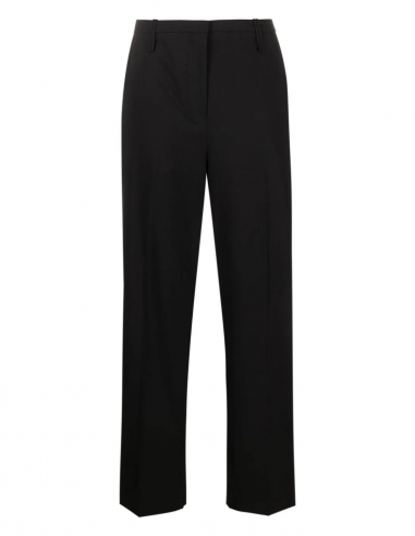 Pantalon de tailleur noir à taille haute GANNI - Printemps/Été 2024 pour femmes