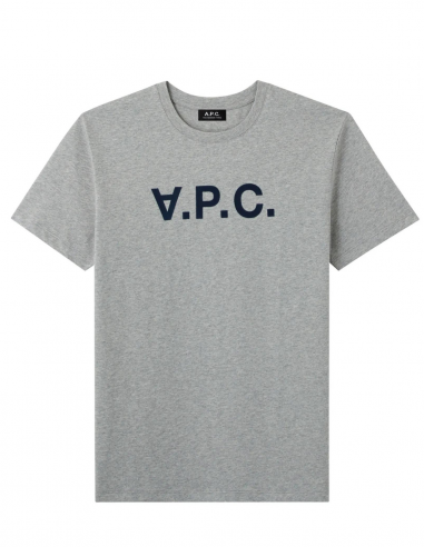 A.P.C. "VPC color H" grey T-shirt - Spring/Summer 2024 for men