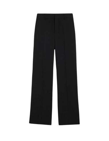 Pantalon flare en laine noir AMI PARIS - Printemps/Été pour femme