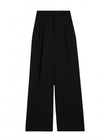 Pantalon taille haute noir AMI PARIS - Printemps/Été 2024 pour femme
