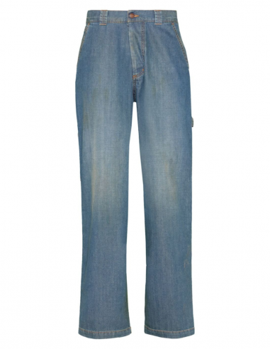 MAISON MARGIELA blue wide leg washed jeans - Spring/Summer 2024 for women