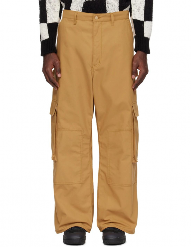 Pantalon cargo Junya Watanabe x Carhartt beige - Printemps/Été 2024 pour hommes