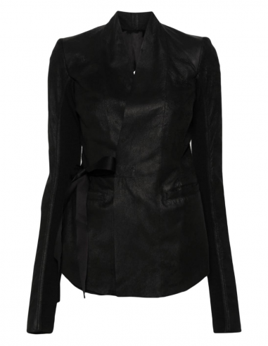 RICK OWENS heart-shaped leather jacket - Spring/Summer 2024 for women