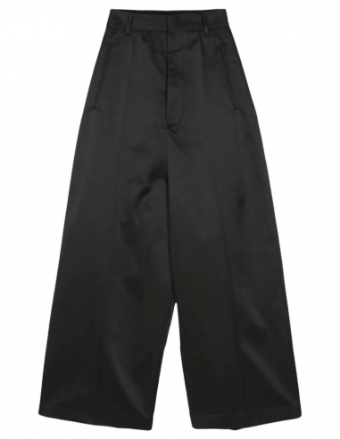 Pantalon en coton façon sarouel noir MM6 - Printemps/Été 2024 pour femme
